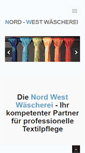 Mobile Screenshot of nordwestwaescherei.de
